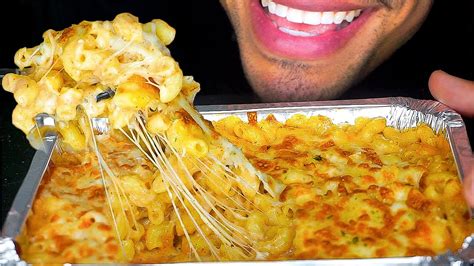 Asmr Cheesiest Mac Cheese Mukbang Stirring Eating Macaroni And