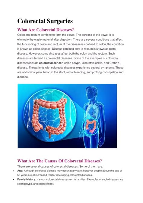 Ppt Colorectal Surgery In Delhi For Treating Colorectal Cancer By Dr