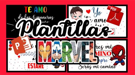 Maneras De Amar En Marvel Plantillas En Pdf Youtube