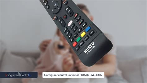 Configurar control universal RM L1316 Guía paso a paso