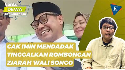 Jakarta Memanggil Cak Imin Tinggalkan Rombongan Ziarah Wali Songo