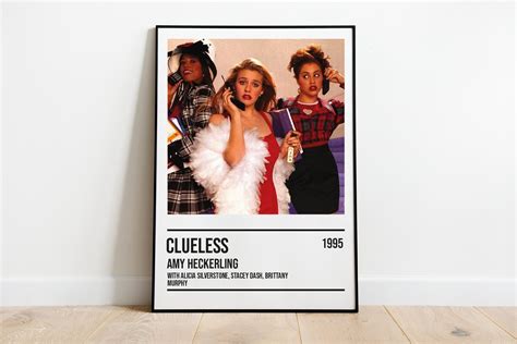 Clueless Movie Poster Wall Print Film Poster 80s Movie | Etsy