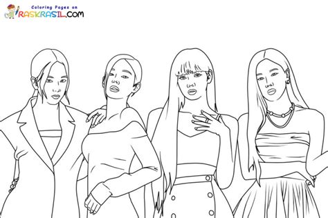 K Pop Coloring Pages