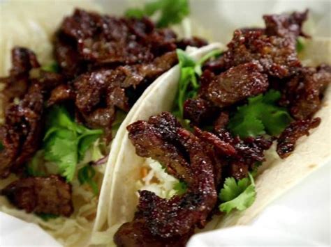 Korean Bulgogi Taco Recipe Recipe Food Network