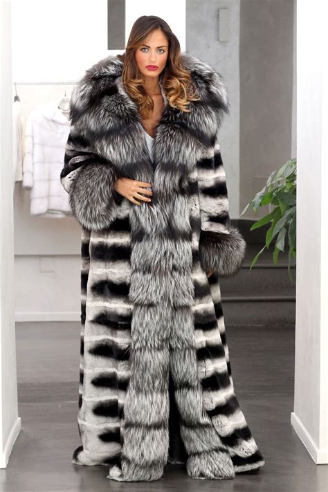 FUR COAT JACKET ORYLAG SILVER FOX Fur Fashion Fur Coats Women