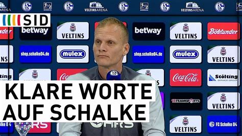 Schalke Coach Geraerts Ber Aussprache War Wichtig Sid Youtube