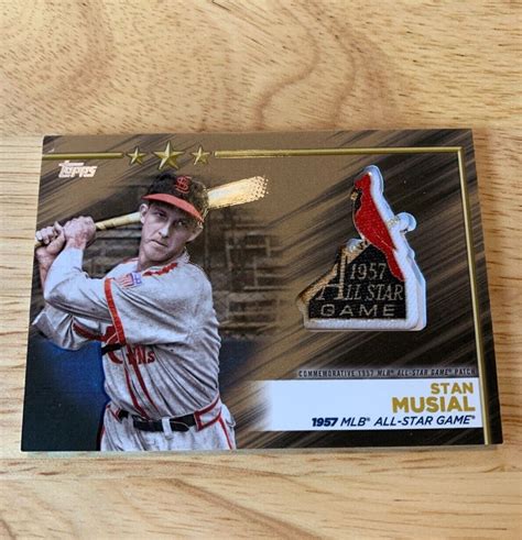 Topps Series Stan Musial All Star Alumni Gold Commemorative