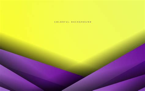 Fondo De Banner Abstracto Color Amarillo Y Morado 11776331 Vector En