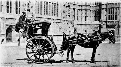 The Hansom Cab - A horse-drawn carriage which once dominated the ...