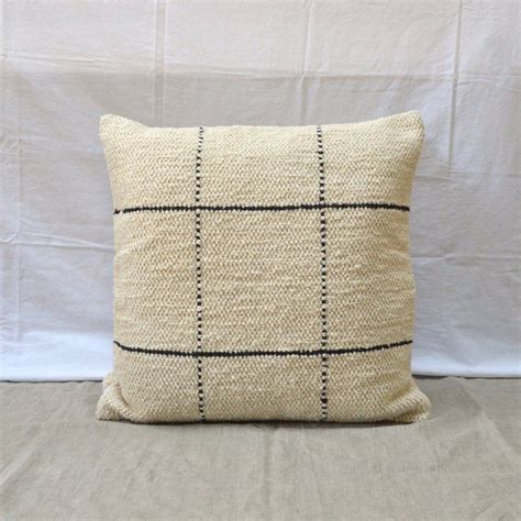 Maia Woven Cushion Grid Lusophile Cushions Cushion Pads Woven