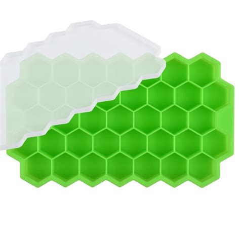 Ice Cube Trays Honeycomb Pattern With Removable Lids Orbisify