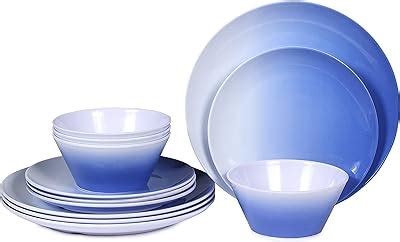 Amazon Fiesta 12 Piece Classic Dinnerware Set Twilight