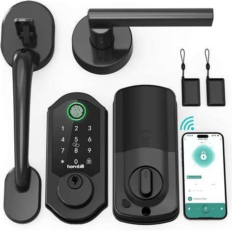 Wifi Front Door Lock Set Smonet Fingerprint Keyless Entry Smart Locks