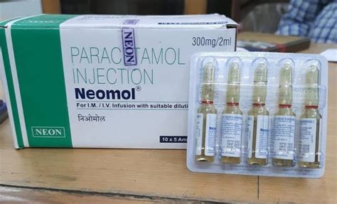 Paracetamol Injection For Clinical Hospital Personal Grade