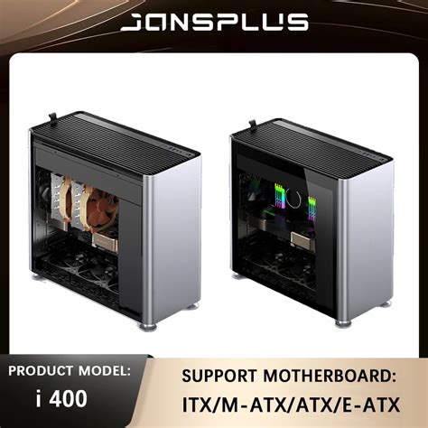 JONSBO Carcasa De Aluminio JONSPLUS I400 ITX M ATX ATX E ATX Chasis