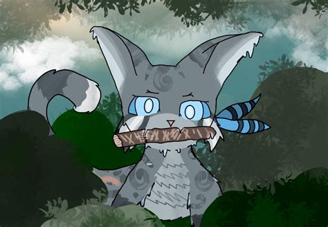 Jayfeather Finding Stick Warrior Cats