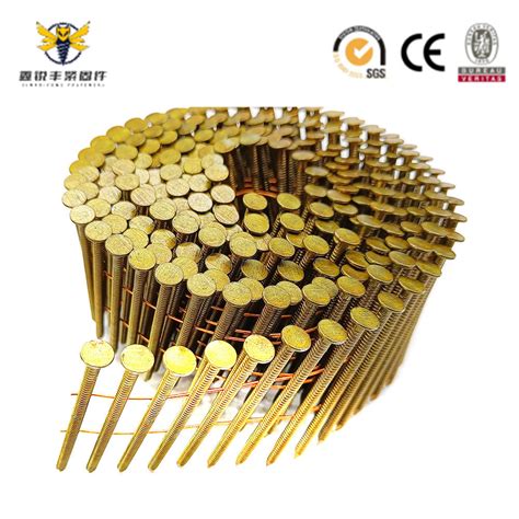 High Quality Factory Collated Screw Ring Helical Shank Wire Coil Nails