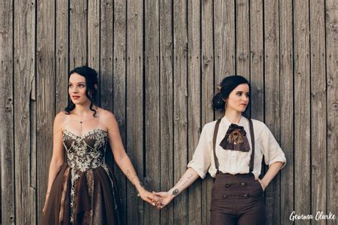 Steampunk Vintage DIY Same Sex Wedding In Germany