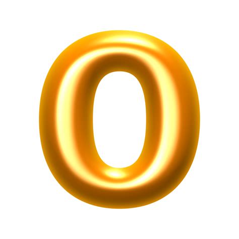 Golden 3d Numbers Png File 34617960 Png