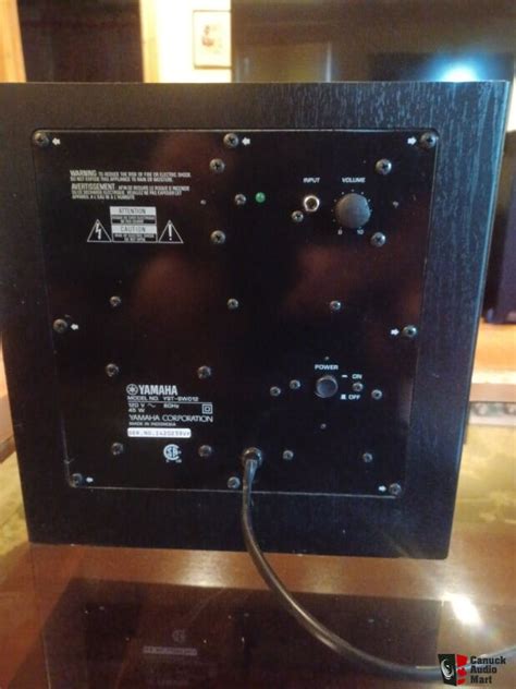 Yamaha Powered Subwoofer Model Yst Sw Photo Canuck Audio Mart