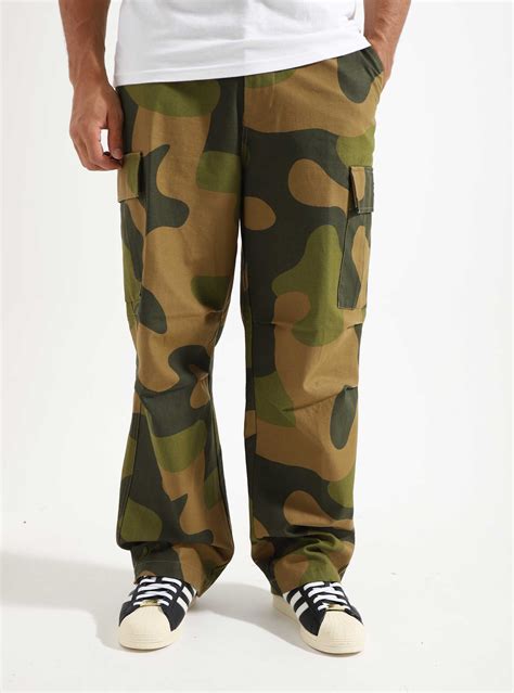 Obey Big Timer Cargo Pant Oversize Camo Freshcotton