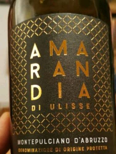 Tenuta Ulisse Amarandia Di Ulisse Montepulciano D Abruzzo Vivino Us