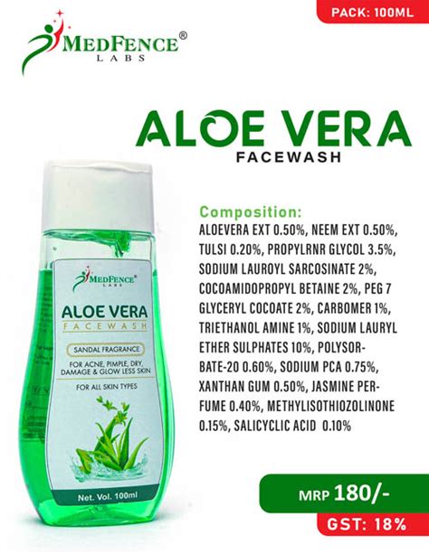 ALOE VERA (FACE WASH) – Medfence Lab