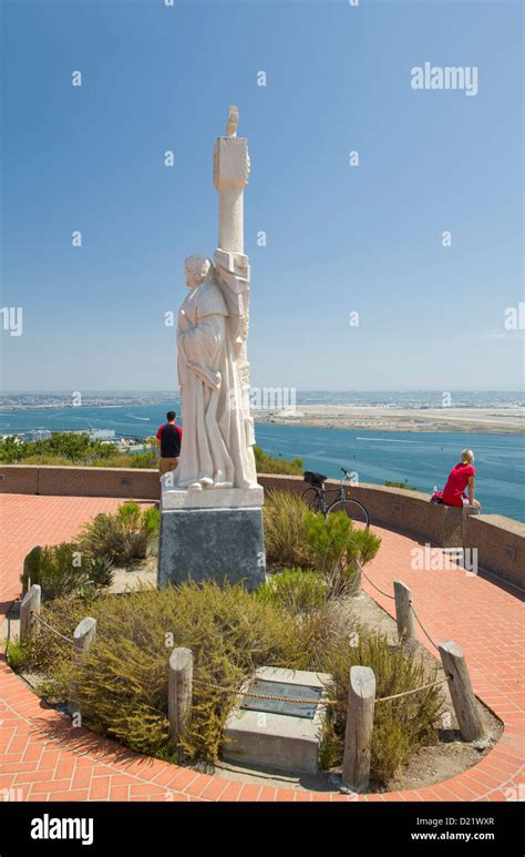 JUAN RODRIGUEZ CABRILLO STATUE CABRILLO NATIONAL MONUMENT POINT LOMA ...