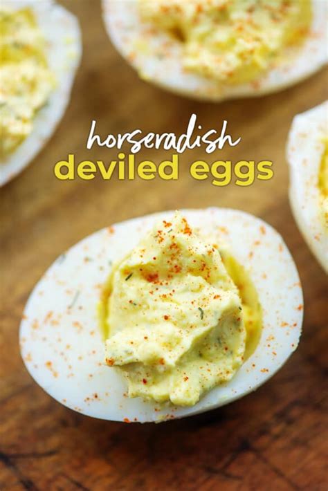 The BEST Horseradish Deviled Eggs - That Low Carb Life