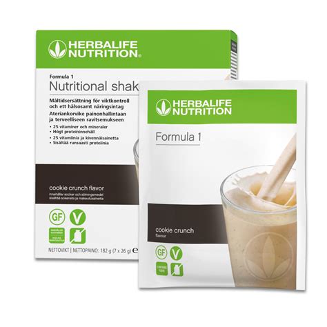 Formula 1 Protein Shake Cookie Crunch 7 Sachets Herbalife Nutrition SE