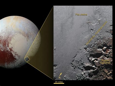 La Sonde New Horizons De La Nasa D Voile Une Montagne De Pluton En