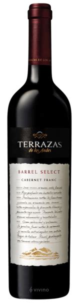 Terrazas De Los Andes Barrel Select Cabernet Franc Vivino France