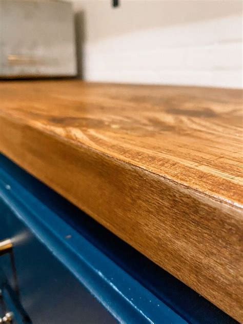 This Faux Butcher Block Countertop Looks Real But Is A Third The Cost