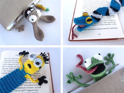 Amigurumi Crochet Bookmark Bundle