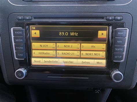 Radio Navigationssystem Rns Vw Caddy Eos Golf Passat C Touran