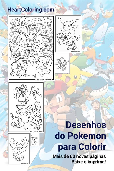 Desenhos Para Colorir Do Pok Mon Para Imprimir Em A E Baixar Descubra