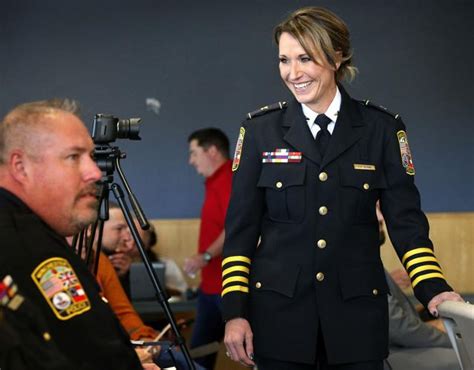 Im On Duty Behan Becomes Citys 1st Female Police Chief