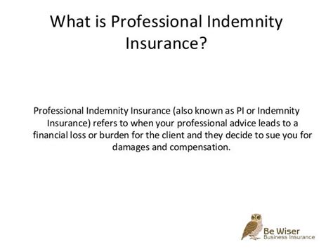 What Is Professional Indemnity Insurance