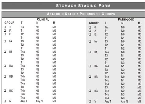 Esophageal Cancer Staging Ajcc 7th Edition