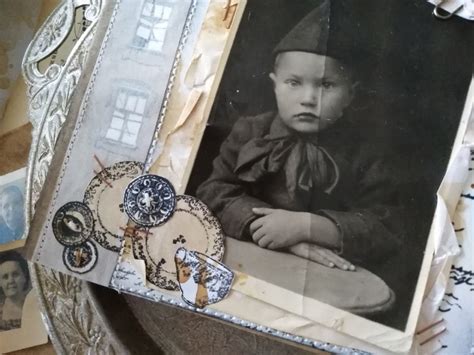 Статьи и мастер-классы по скрапбукингу - Альбом для старинных фотографий