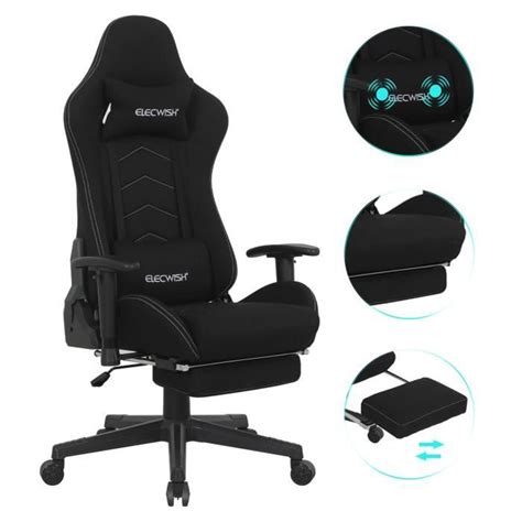 Chaise Gaming Fauteuil Bureau Ergonomique Avec Support Lombaire