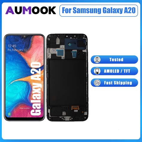 Super Amoled For Samsung Galaxy A20 Lcd Display Screen With Frame A205f Ds A205fn Ds A205