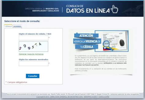 Consultar Fecha De Nacimiento Registro Civil Ecu