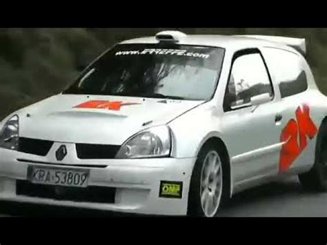 Robert Kubica Driving The Renault Clio S Rally On The Limit Youtube