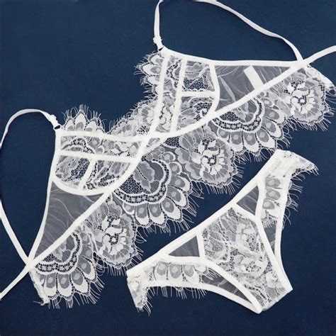 Intimates Sleepwear New White Lace Lingerie Bralette Panty Set Poshmark