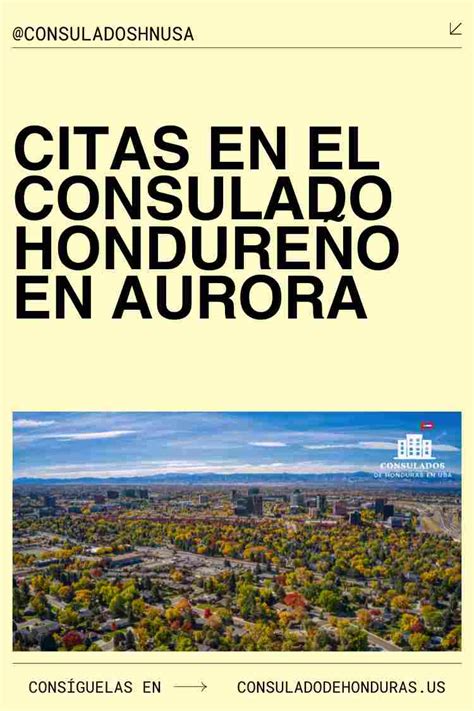 CITAS Consulado De Honduras En Aurora2025 Contacto