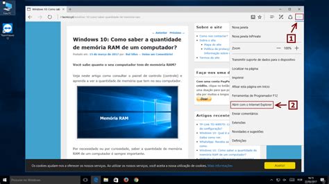 Windows 10 Aprenda A Abrir O Internet Explorer 11 I Técnico