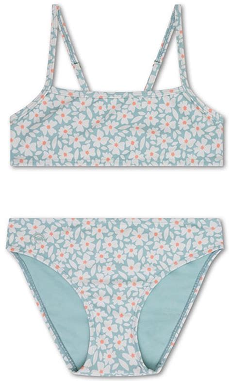 Swim Essentials Groen Bloemen Meisjes Uv Bikini Maat Bol