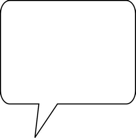 Speech Bubble Thought Bubble Word Speech Clip Art At Vector Clipartix