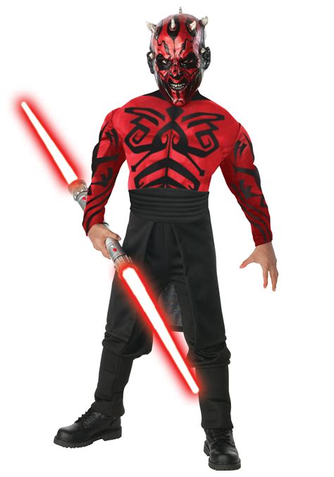 Child Deluxe Muscle Chest Darth Maul Costume